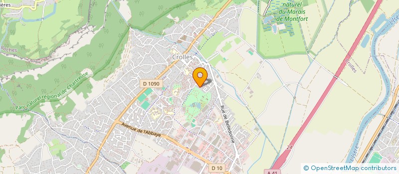 localisation de l'entreprise MONSIEUR YOANN BLANCQUAERT  CROLLES