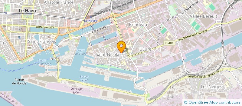 localisation de l'entreprise MONSIEUR YOANN BLIN  LE HAVRE