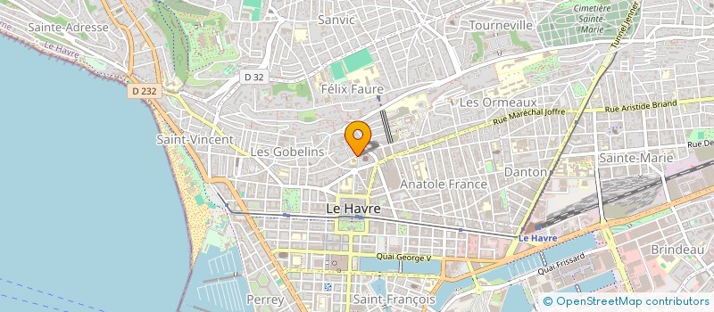 localisation de l'entreprise MONSIEUR YOANN BLONDEL à LE HAVRE