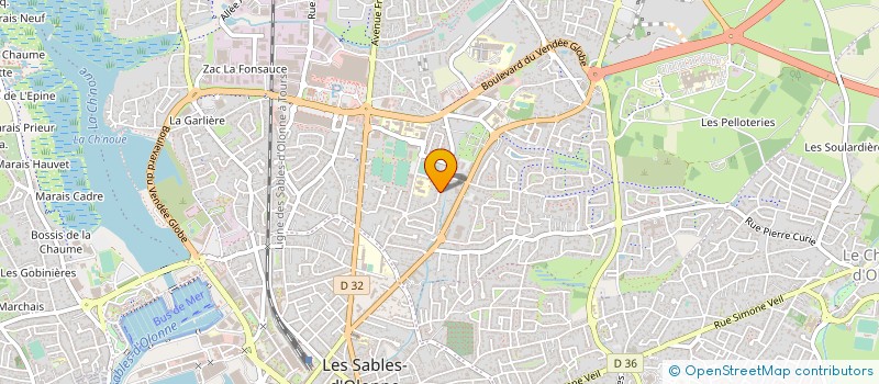 localisation de l'entreprise MONSIEUR YOANN BOISSEAU à LES SABLES D'OLONNE