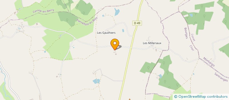 localisation de l'entreprise MONSIEUR YOANN BONNAND à PIERREFITTE-ES-BOIS