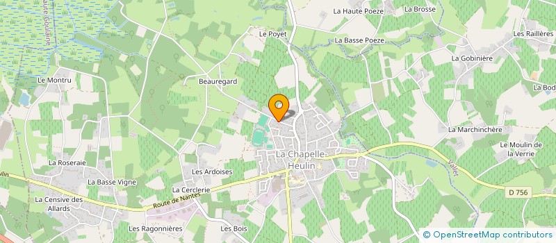localisation de l'entreprise MONSIEUR YOANN BONNEVILLE à LE PALLET