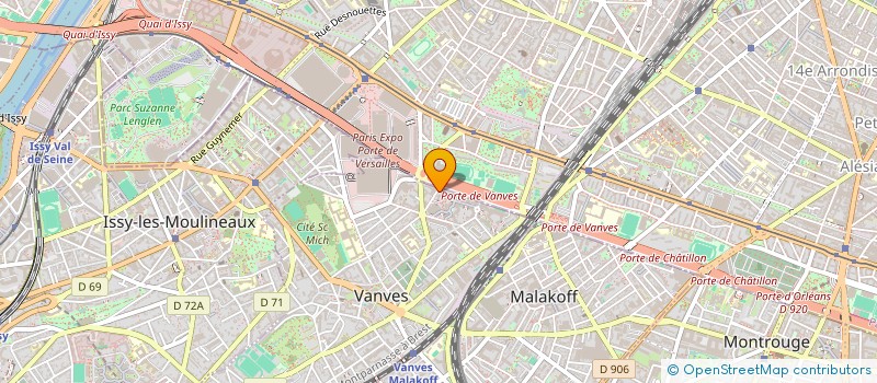 localisation de l'entreprise MONSIEUR YOANN BORDIN  VANVES