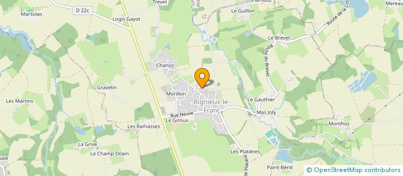 localisation de l'entreprise MONSIEUR YOANN BOULAY à RIGNIEUX-LE-FRANC