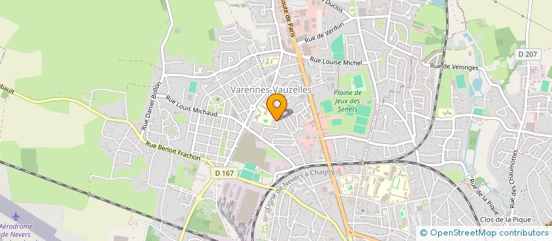 localisation de l'entreprise MONSIEUR YOANN BOURZIER à VARENNES-VAUZELLES