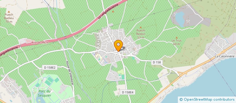 localisation de l'entreprise MONSIEUR YOANN BOUSQUET  LOUPIAN