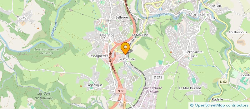 localisation de l'entreprise MONSIEUR YOANN BOUTET  OLEMPS