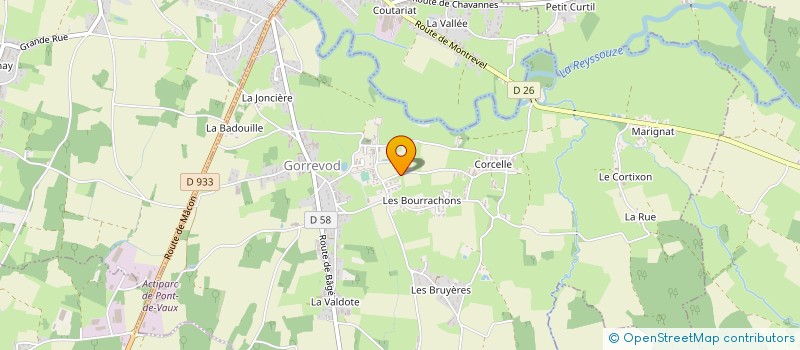 localisation de l'entreprise MONSIEUR YOANN BRAILLON à GORREVOD