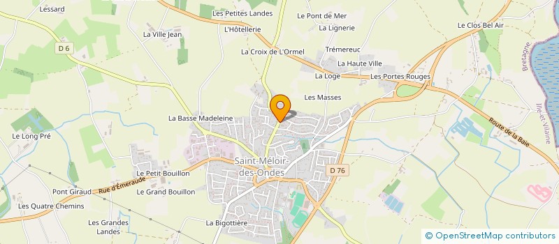 localisation de l'entreprise MONSIEUR YOANN BREHIN  SAINT-MELOIR-DES-ONDES