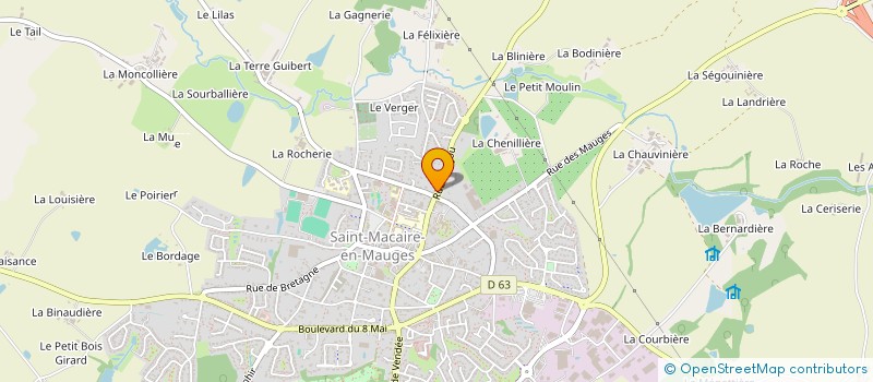 localisation de l'entreprise MONSIEUR YOANN BRETAUDEAU à SEVREMOINE
