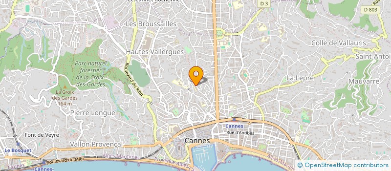 localisation de l'entreprise MONSIEUR YOANN BROCK à CANNES
