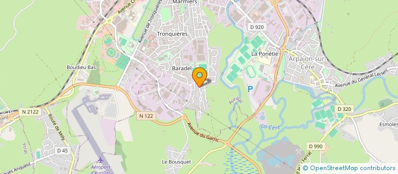 localisation de l'entreprise MONSIEUR YOANN BRUEL à AURILLAC