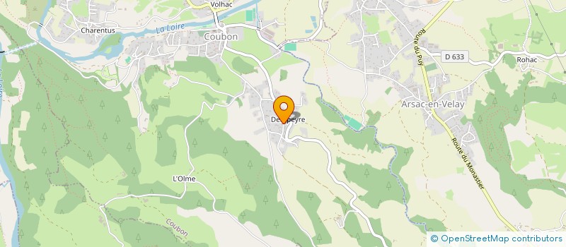 localisation de l'entreprise MONSIEUR YOANN BRUN  COUBON