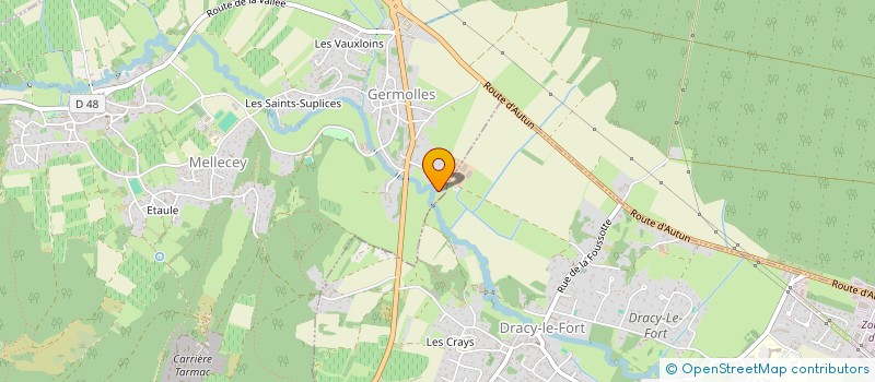 localisation de l'entreprise MONSIEUR YOANN BUCHS  MELLECEY