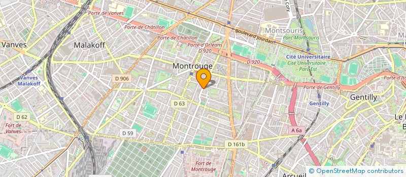 localisation de l'entreprise MONSIEUR YOANN BUGNY à MONTROUGE