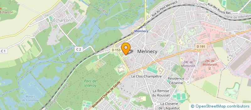 localisation de l'entreprise MONSIEUR YOANN CAILLEAU à MENNECY