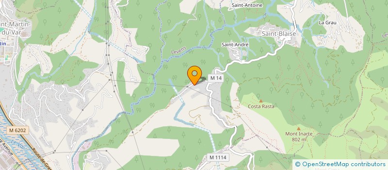 localisation de l'entreprise MONSIEUR YOANN CANCIANI  SAINT-BLAISE