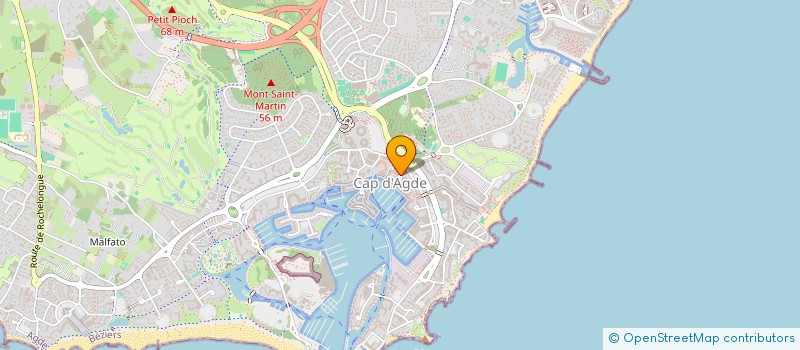 localisation de l'entreprise MONSIEUR YOANN CANU  AGDE
