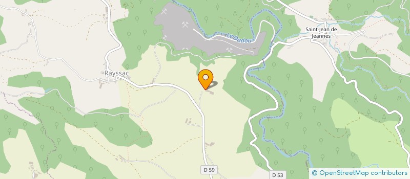 localisation de l'entreprise MONSIEUR YOANN CARAYON  RAYSSAC