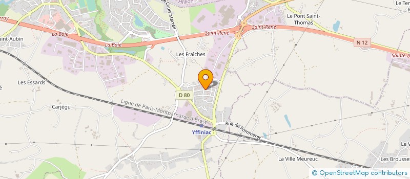 localisation de l'entreprise MONSIEUR YOANN CARLOS à YFFINIAC