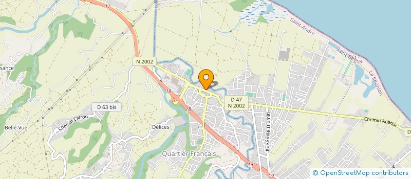 localisation de l'entreprise MONSIEUR YOANN CHANE KIVE  SAINTE-SUZANNE