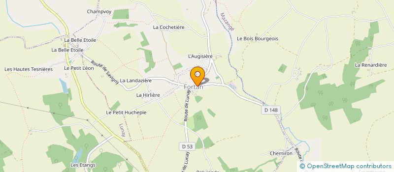 localisation de l'entreprise MONSIEUR YOANN CHAUVIN  SAVIGNY-SUR-BRAYE