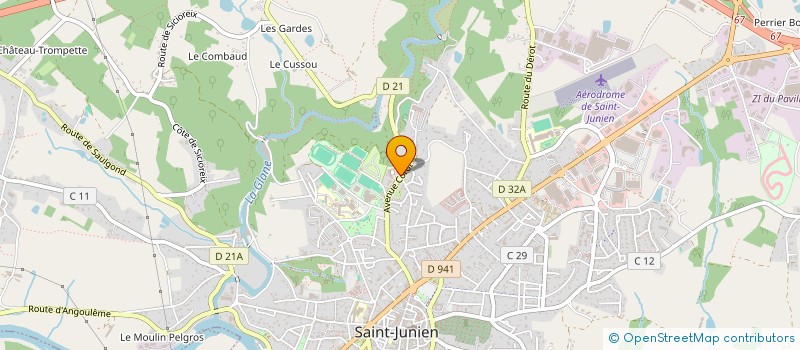 localisation de l'entreprise MONSIEUR YOANN CHAZAT à SAINT-JUNIEN