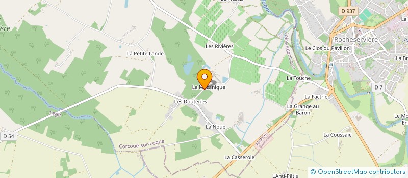 localisation de l'entreprise MONSIEUR YOANN CHIVARD à CORCOUE-SUR-LOGNE