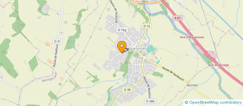 localisation de l'entreprise MONSIEUR YOANN CHOMY  AYGUESVIVES