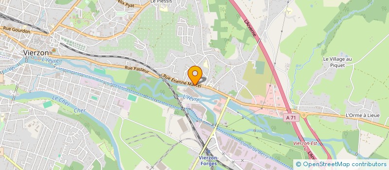 localisation de l'entreprise MONSIEUR YOANN CHOPIN  VIERZON