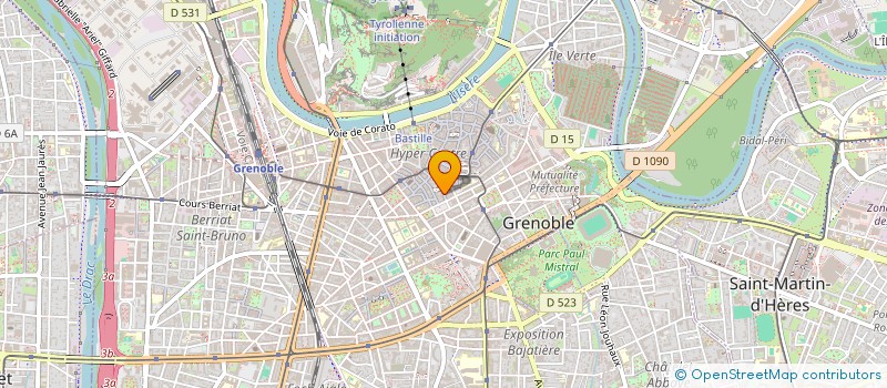 localisation de l'entreprise MONSIEUR YOANN CHOSSAT  GRENOBLE