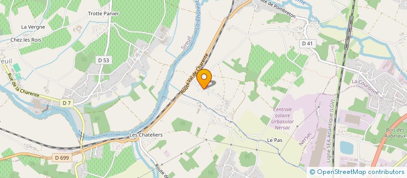 localisation de l'entreprise MONSIEUR YOANN CLISSON à NERSAC