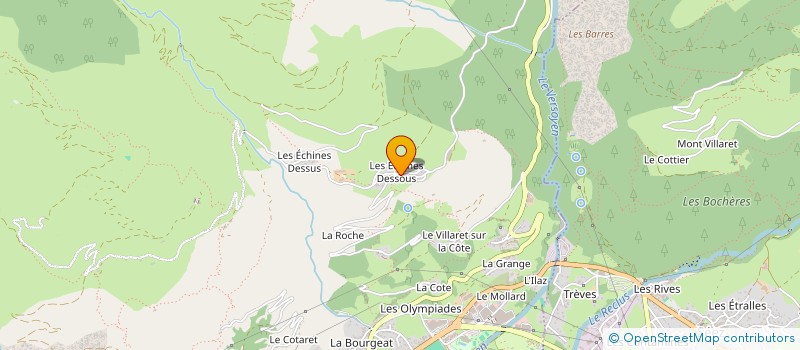 localisation de l'entreprise MONSIEUR YOANN COLLIAT  BOURG-SAINT-MAURICE