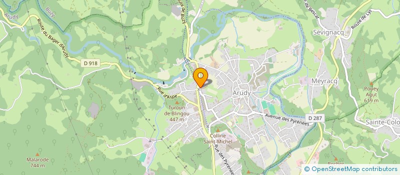 localisation de l'entreprise MONSIEUR YOANN COMPANYS  ARUDY