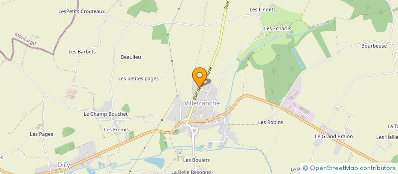 localisation de l'entreprise MONSIEUR YOANN COQUILLON à CHARNY OREE DE PUISAYE