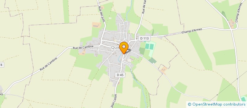 localisation de l'entreprise MONSIEUR YOANN CORNET  QUIEVY