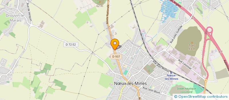 localisation de l'entreprise MONSIEUR YOANN COSSART à NŒUX-LES-MINES