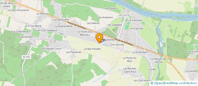 localisation de l'entreprise MONSIEUR YOANN COUANON à SAINT-BENOIT-LA-FORET