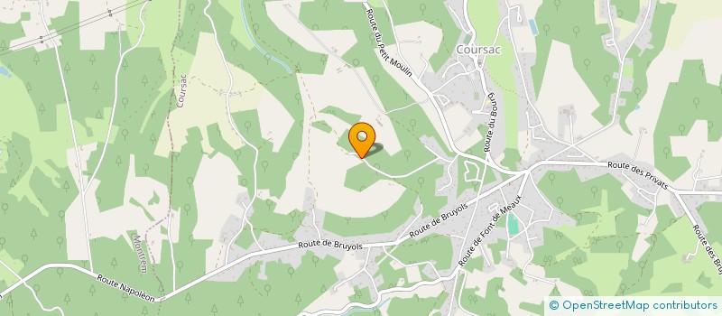 localisation de l'entreprise MONSIEUR YOANN CROISILLE  COURSAC