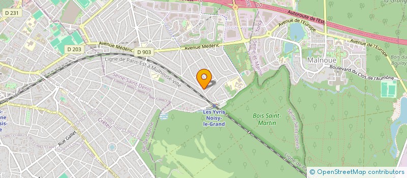 localisation de l'entreprise MONSIEUR YOANN DA FONSECA OLIVEIRA  NOISY-LE-GRAND