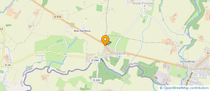 localisation de l'entreprise MONSIEUR YOANN DANGUY à LA FERTE MACE