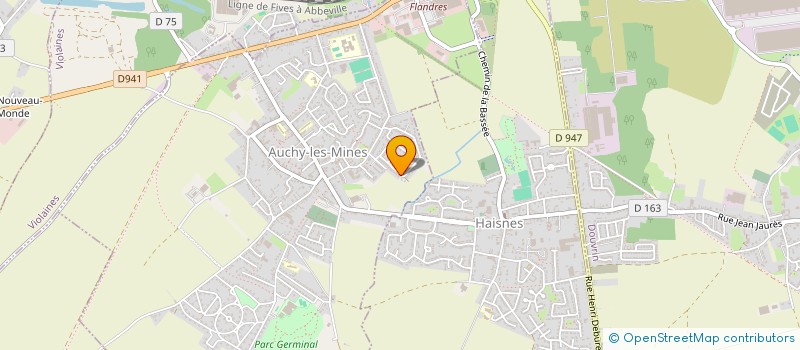 localisation de l'entreprise MONSIEUR YOANN DATICHE  AUCHY-LES-MINES