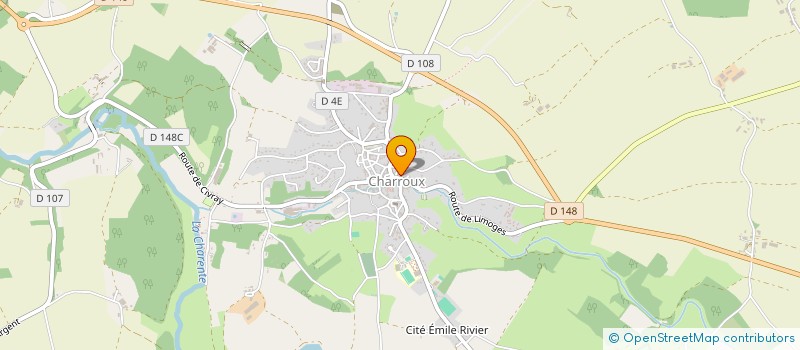 localisation de l'entreprise MONSIEUR YOANN DE CONTET à CHARROUX