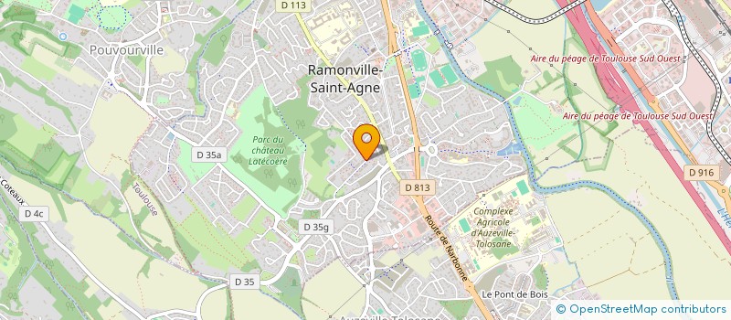 localisation de l'entreprise MONSIEUR YOANN DE FREITAS  RAMONVILLE-SAINT-AGNE