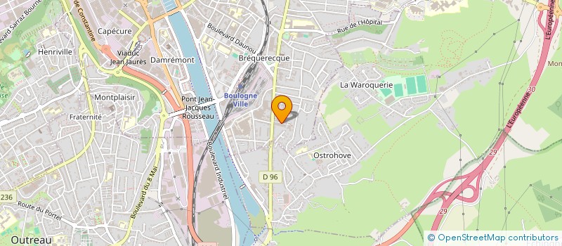 localisation de l'entreprise MONSIEUR YOANN DEBURCK  BOULOGNE-SUR-MER