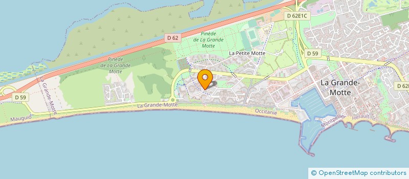 localisation de l'entreprise MONSIEUR YOANN DEFAUX  LA GRANDE-MOTTE