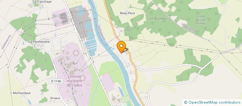 localisation de l'entreprise MONSIEUR YOANN DEGUEULE  CIVAUX