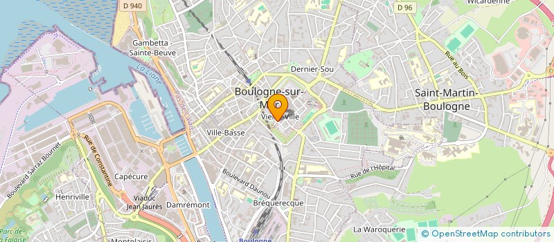 localisation de l'entreprise MONSIEUR YOANN DELAVALLE à BOULOGNE-SUR-MER