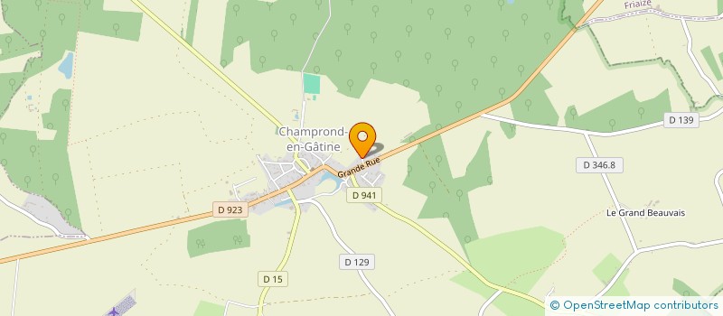localisation de l'entreprise MONSIEUR YOANN DELAVICTOIRE à CHAMPROND-EN-GATINE