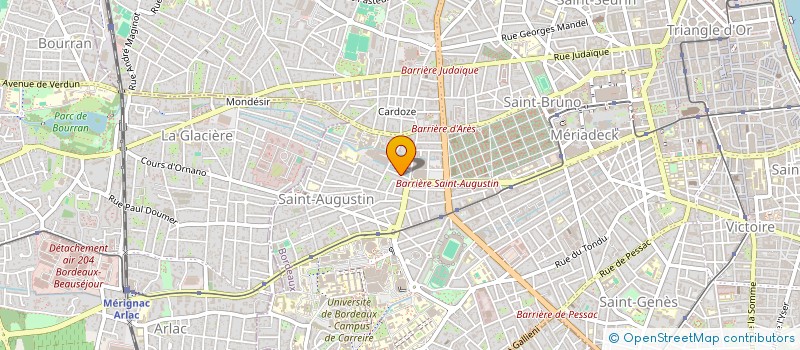 localisation de l'entreprise MONSIEUR YOANN DELORT  BORDEAUX